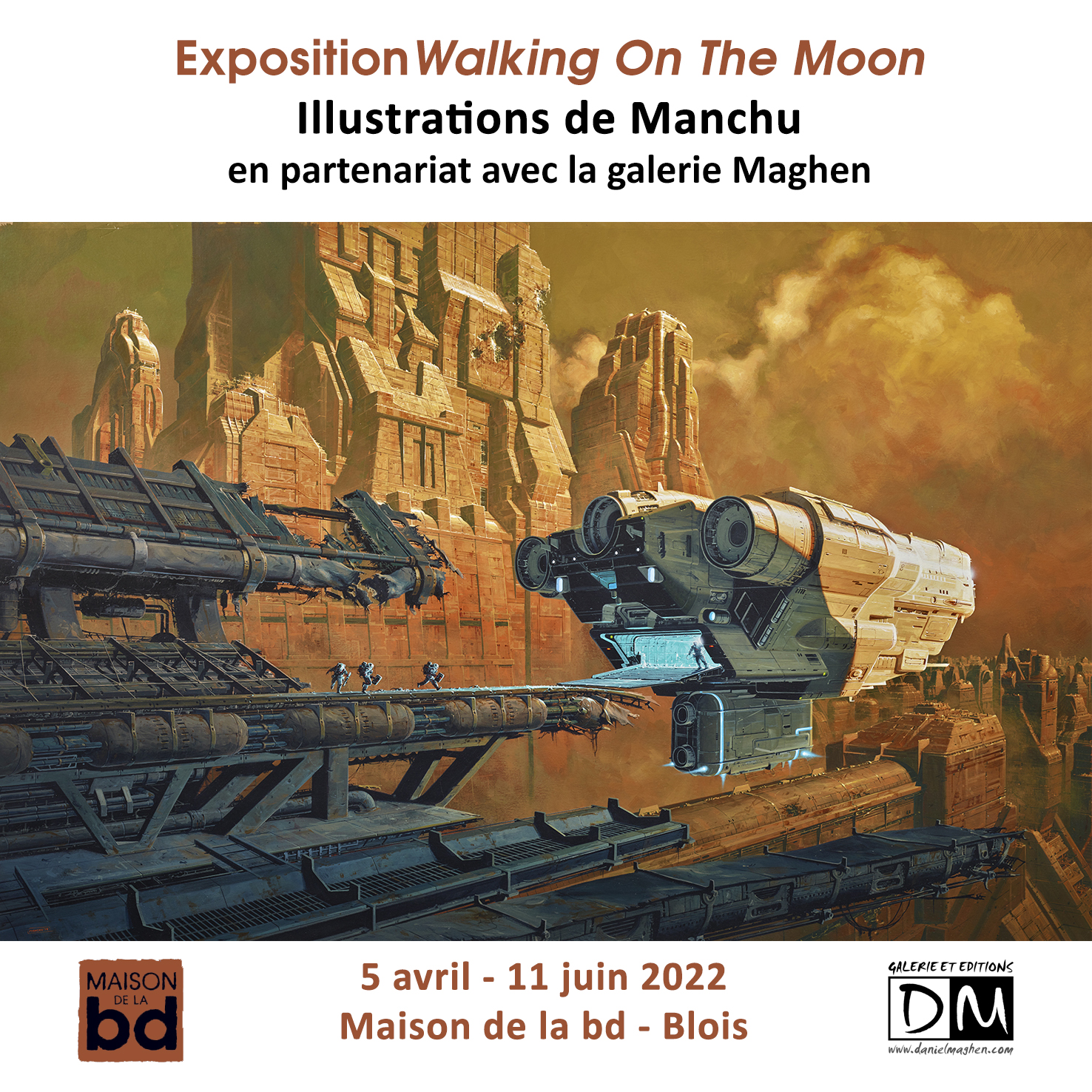 En mai, exposition de l’illustrateur Manchu à Blois