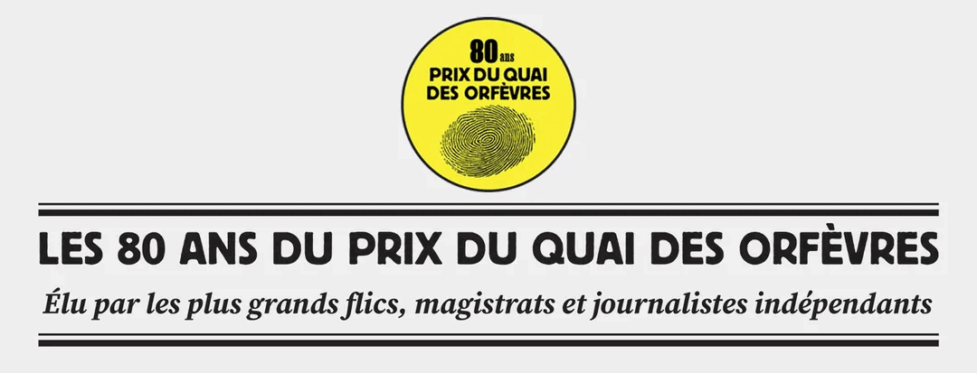80 ans du prix quai des orfevres, roman policier